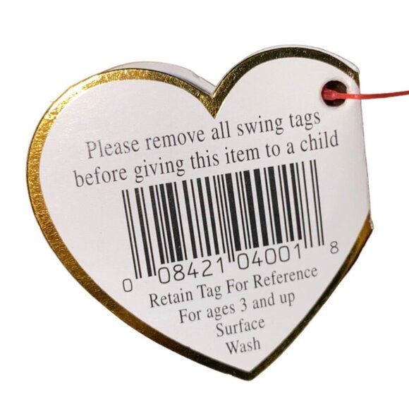 Ty Beanie Babies Bones Dog Plush Stuffed Animal Hang 4th Gen Tush 4th Gen Tag To - Picture 8 of 10